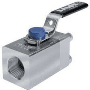 High-precision industrial valve with manual control for automation systems.