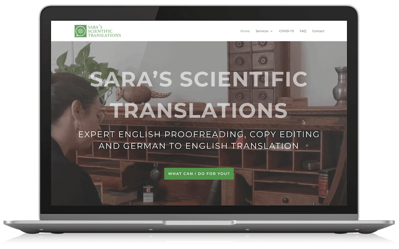 Saras Science Webseite umgesetzt von Markus Raab raabauke.at