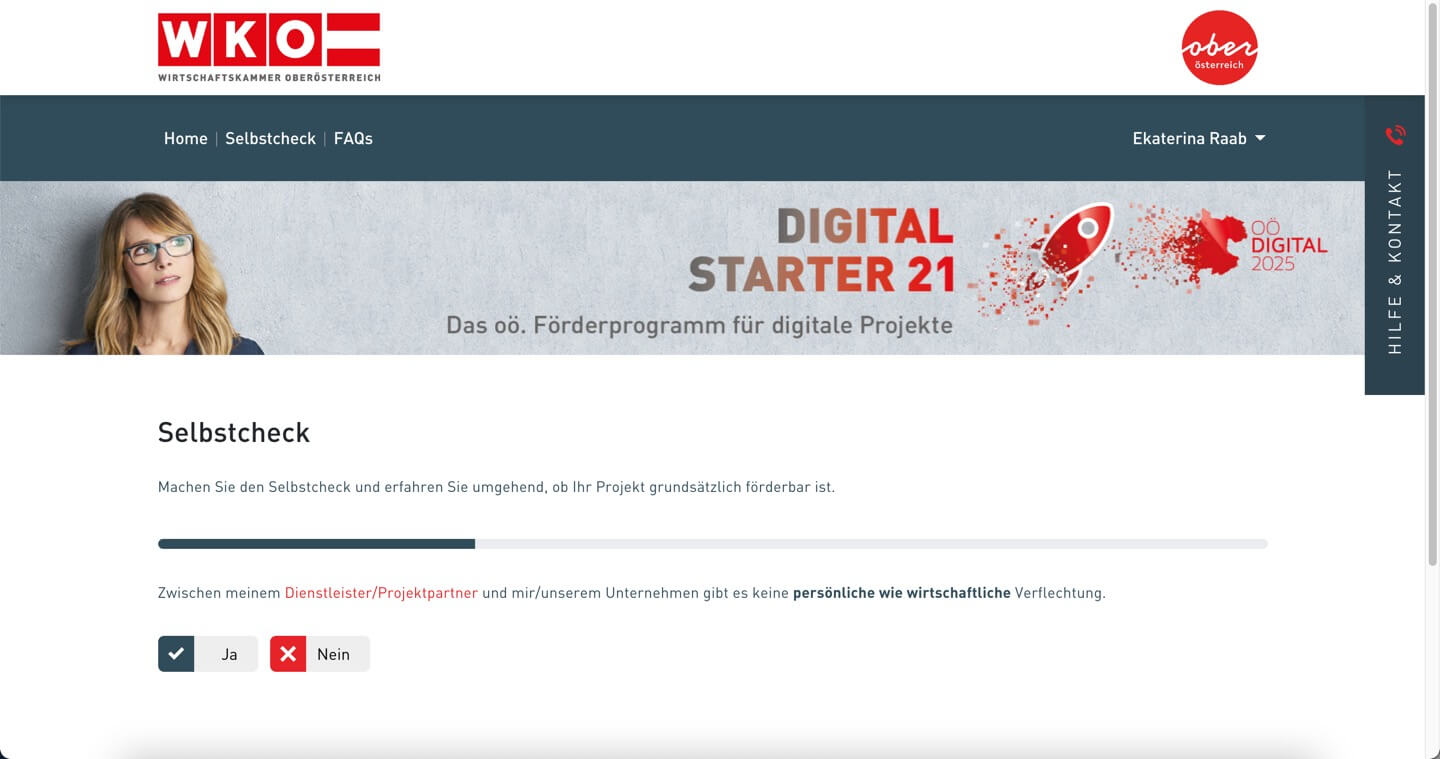 Digital Starter 21 Selbstcheck WKO