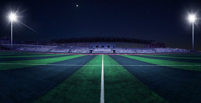 stadium floodlights