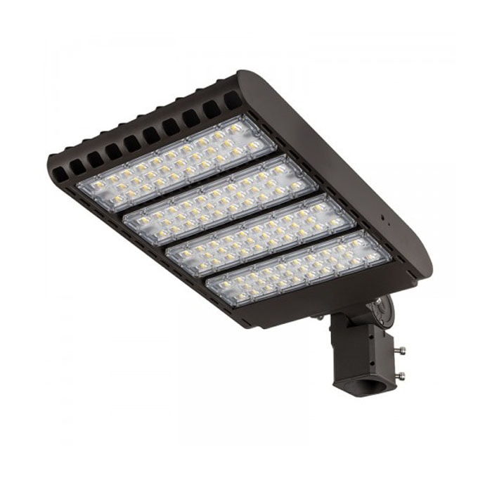 led shoebox area parking lot lights