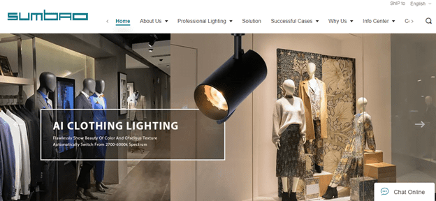 dongguan sumbao lighting technology co., ltd.