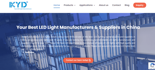 shenzhen kyd light co., ltd