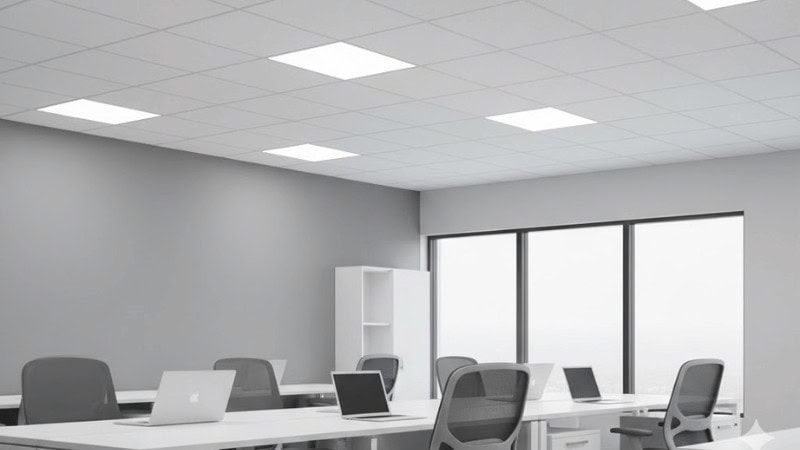 LED panel light for office