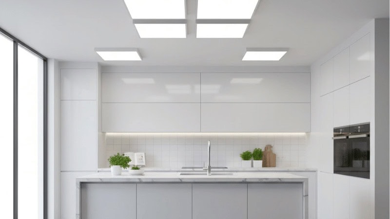 LED panel lighting for kitchen