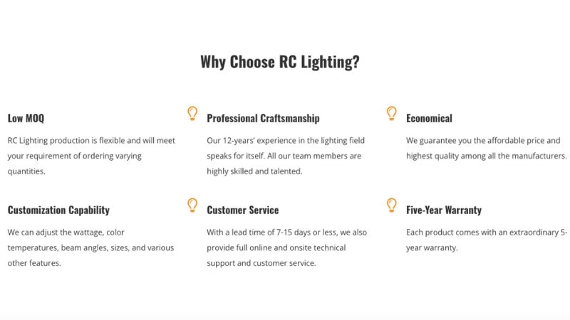 Advantages of RC Lighting