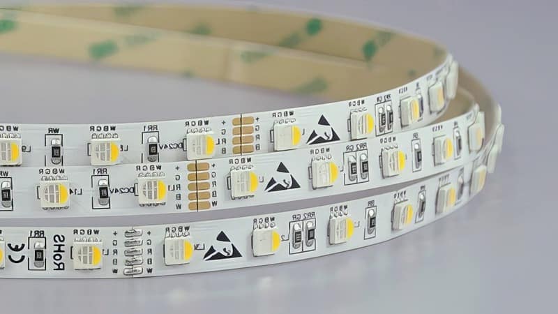 RGVWW LED Strips with Five Inputs