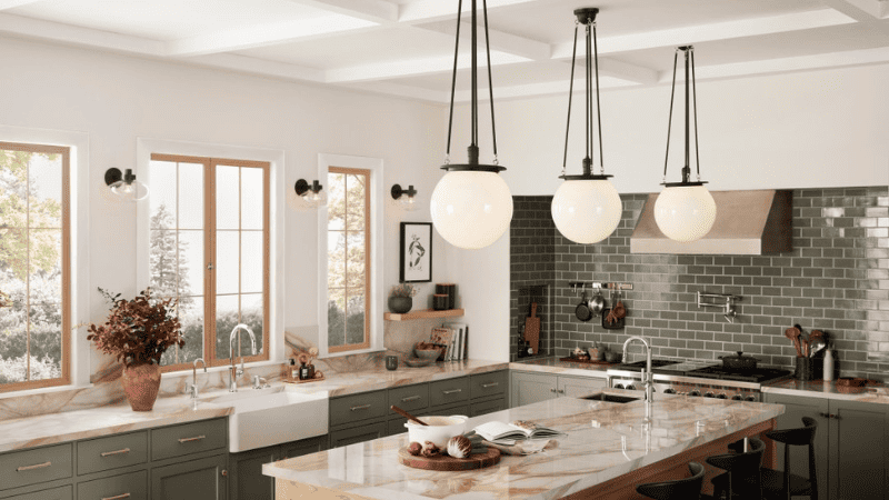 kitchen lighting location