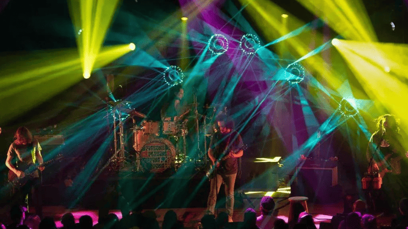 DMX apply in live led light fixture