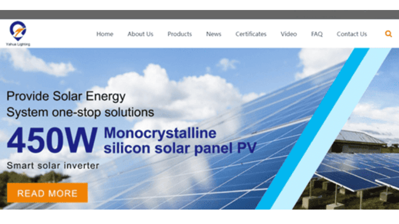Shaanxi Yahua Lighting Electric Equipment Co., Ltd.