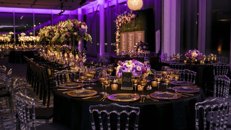  consider cooler tones like blues or purples in your uplighting.