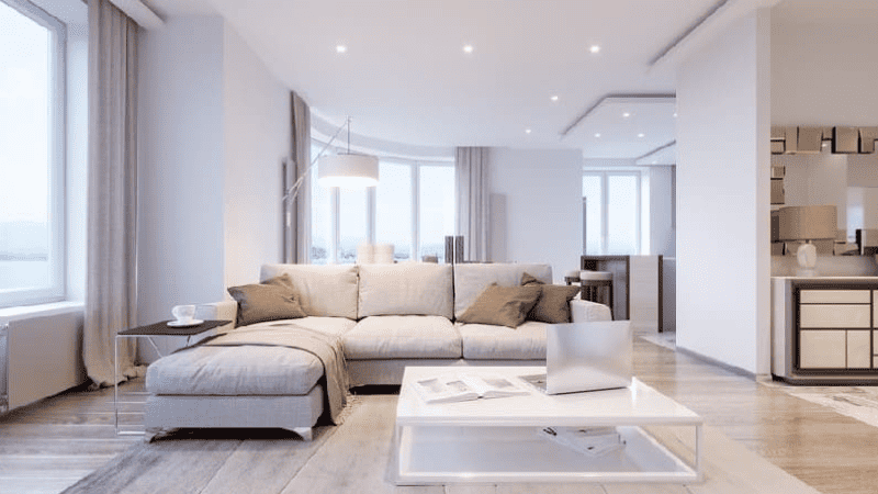 The height of your ceiling can impact the type and placement of recessed lighting.