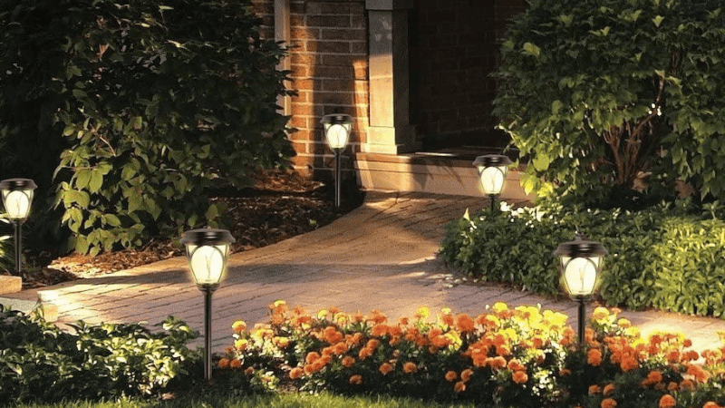 Solar lights significantly cut down on your electricity bills