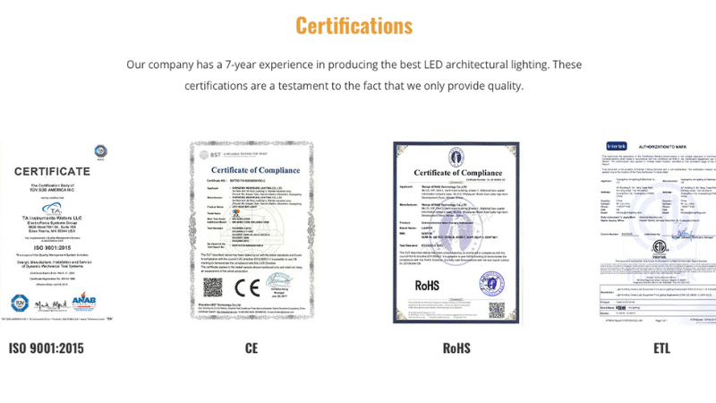 certifications