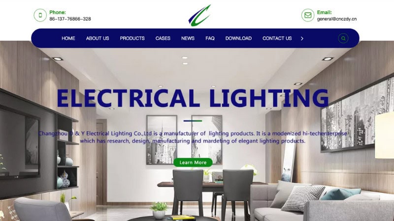 Changzhou D & Y Electrical Lighting Co., Ltd.