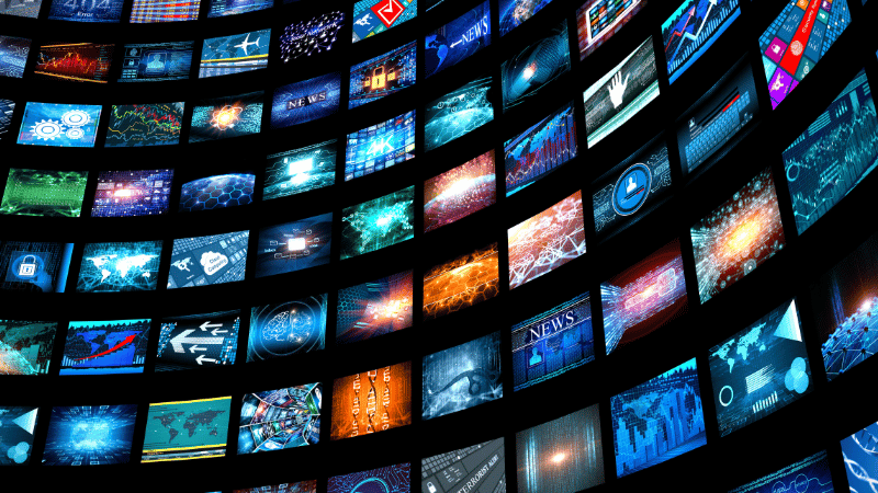 full-color LED video screens