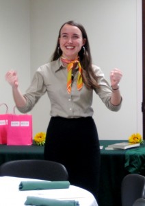 Elizabeth speaking at SWE UNC