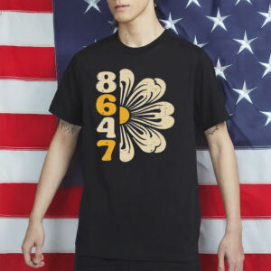 86 47 Floral Anti-Trump T-Shirt