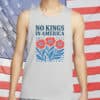 Anti Trump Protest Tee-No Kings In America Floral Shirt