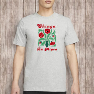Bold Activist Protest Tee, Pro-Immigrant Social Justice Graphic, Chinga La Migra Shirt