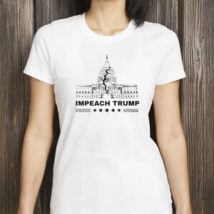 Cracked Capitol Protest Tee, Impeach Trump T-Shirt