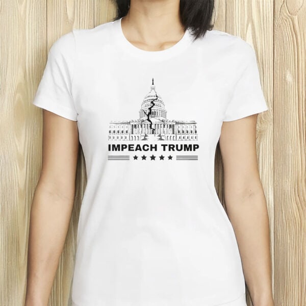 Cracked Capitol Protest Tee, Impeach Trump T-Shirt
