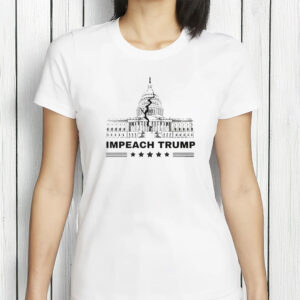 Cracked Capitol Protest Tee, Impeach Trump T-Shirt