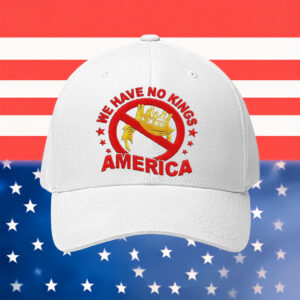 Embroidered Anti-Trump Crown Protest Cap, We Have No Kings America Hat