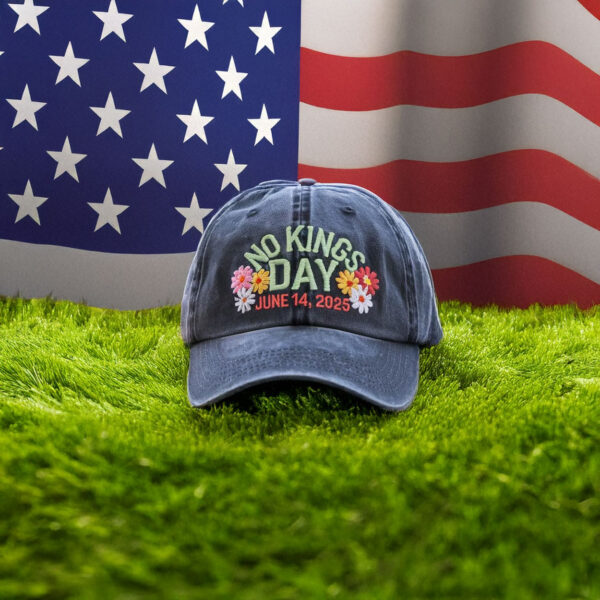 Floral No Kings Day June 14 Hat