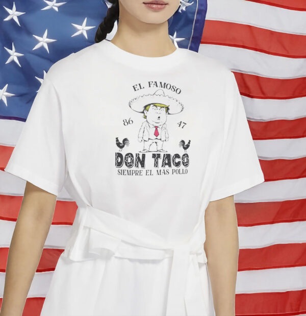 Funny Anti-Trump Taco Shirt – Political Protest T-Shirt