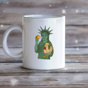 Funny Statue of Liberty Taco Chicken Mug