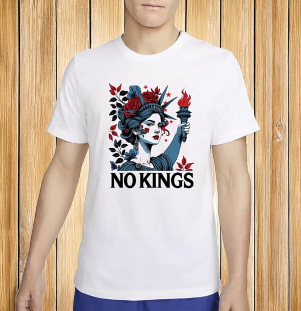 Lady Liberty Anti-Trump Political Protest Tee, No Kings Shirt