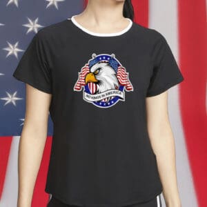 No Kings In America Shirt – Bald Eagle Patriotic Anti-Authoritarian T-Shirt