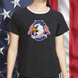 No Kings In America Shirt – Bald Eagle Patriotic Anti-Authoritarian T-Shirt
