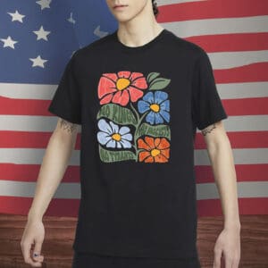No Kings No Fascists No Tyrants No Nazis Floral Anti-Trump Shirt