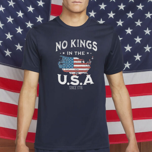 No Kings in the USA Patriotic Tank Top – Since 1776, Red White & Blue Racerback Shirt