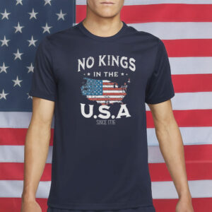No Kings in the USA Patriotic Tank Top – Since 1776, Red White & Blue Racerback Shirt