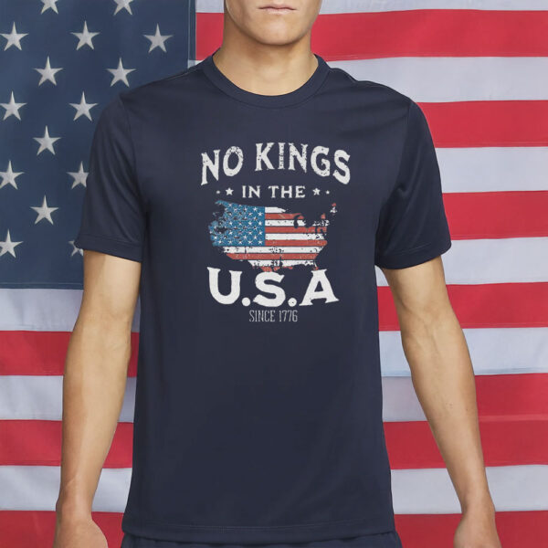 No Kings in the USA Patriotic Tank Top – Since 1776, Red White & Blue Racerback Shirt