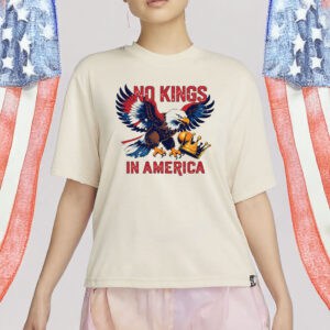 Patriotic Bald Eagle Crushing Crown - Since 1776 Pro Democracy Tee, No Kings In America Shirt