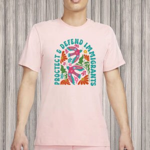 Pro-Immigrant Social Justice Tee, Human Rights Floral Shirt