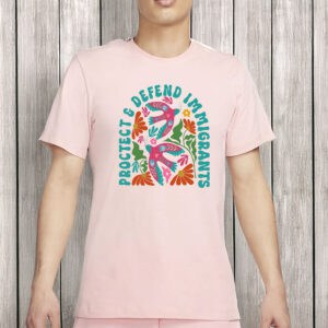 Pro-Immigrant Social Justice Tee, Human Rights Floral Shirt