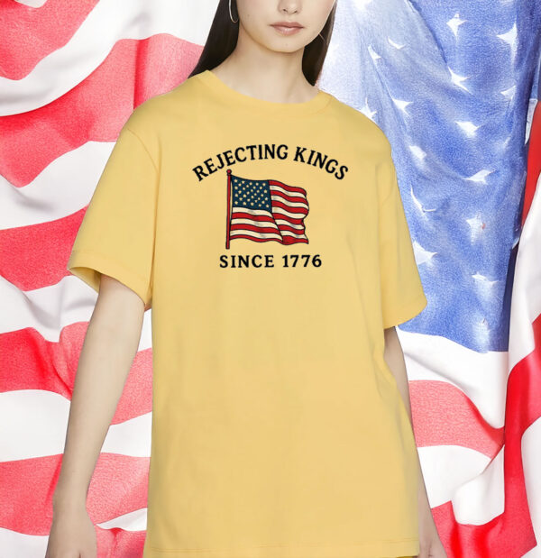 Rejecting Kings Shirt, No Kings in America Crewneck Shirt