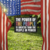 Resist Fascism. Defend Democracy. Power of the People Yard Sign
