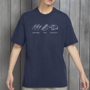 Subtle FDT 4th of July Patriotic Tee, Fireworks Dogs Traditions Shirt