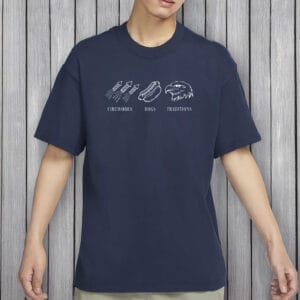 Subtle FDT 4th of July Patriotic Tee, Fireworks Dogs Traditions Shirt