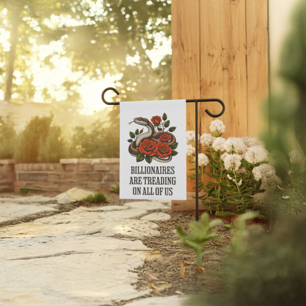 no kings in america garden flag – defend democracy house flag