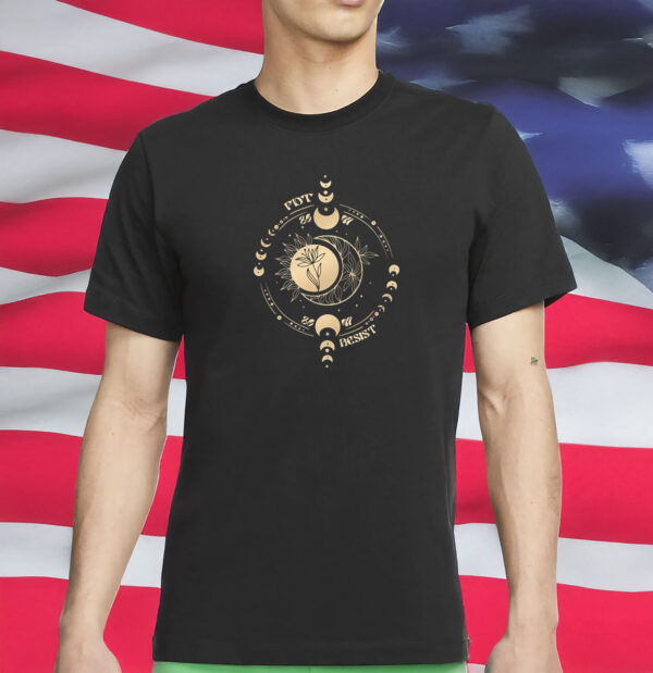 subtle anti fascist fdt moon shirt