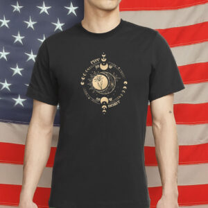 subtle anti fascist fdt moon shirt