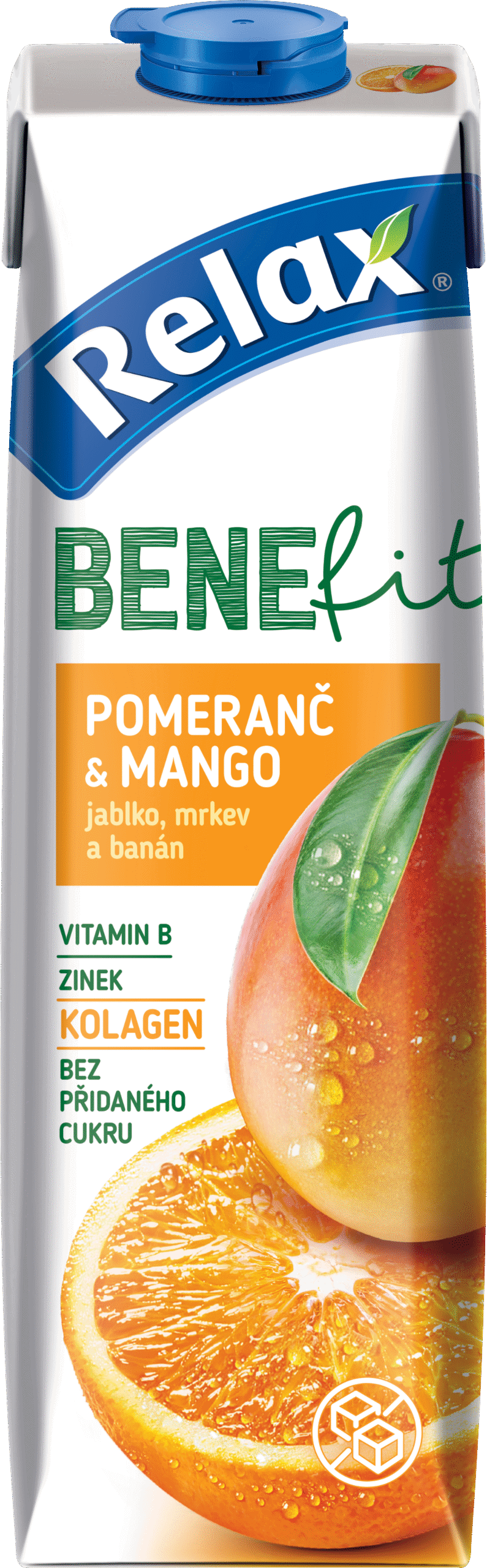 Pomeranč – mango - 1000 ml / Karton