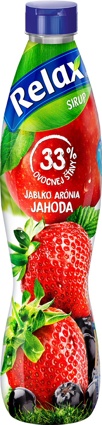 33% jablko – aronie – jahoda - SIRUPY